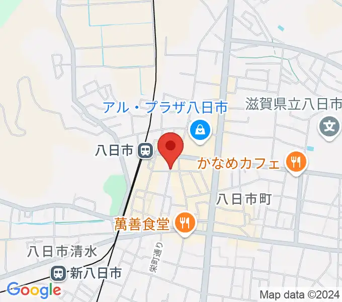 くらま楽器の地図