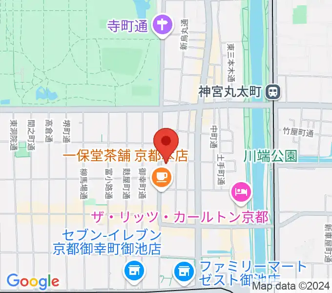 旭堂楽器店の地図