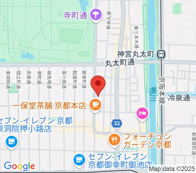 旭堂楽器店の地図
