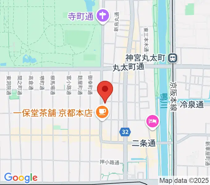 旭堂楽器店の地図