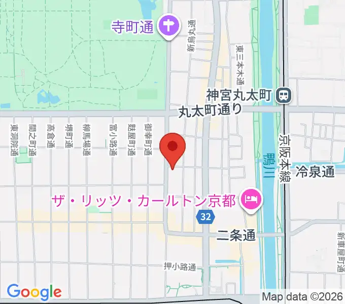 旭堂楽器店の地図