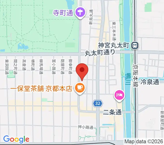 旭堂楽器店の地図