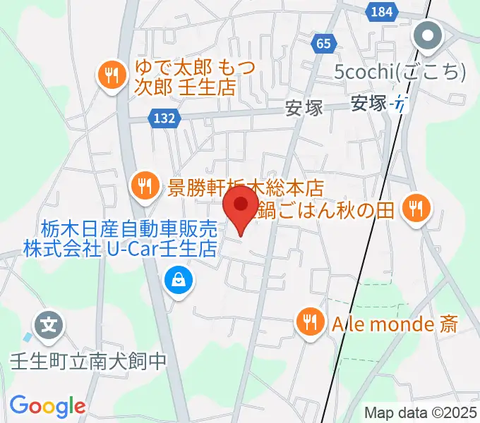 L.O.Aギターリペアの地図