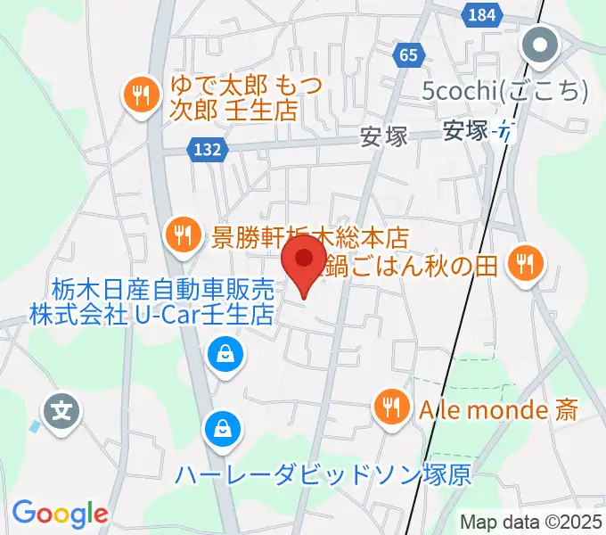 L.O.Aギターリペアの地図