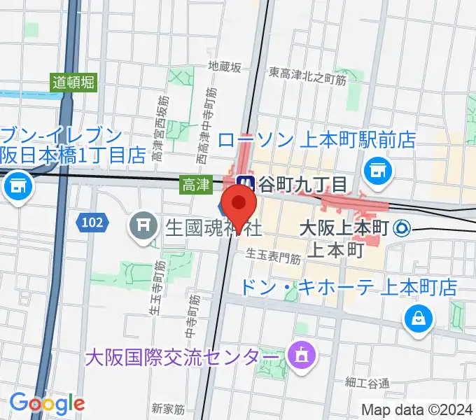 ドラムショップACT どらむ村の地図