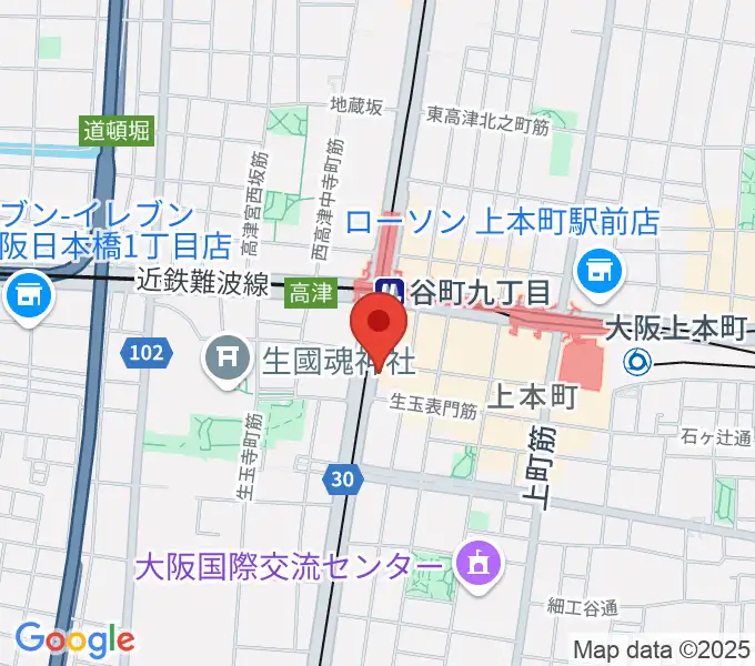 ドラムショップACT どらむ村の地図
