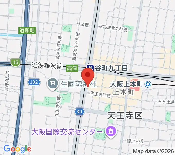 ドラムショップACT どらむ村の地図