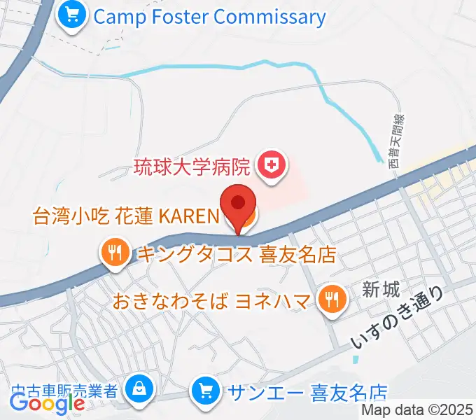 FMぎのわんの地図