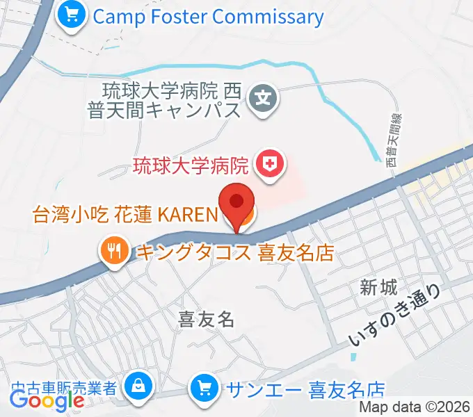 FMぎのわんの地図
