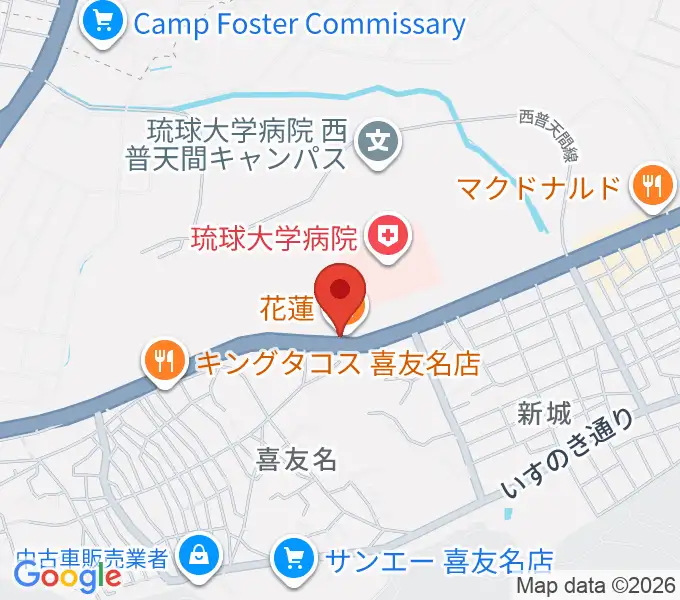 FMぎのわんの地図