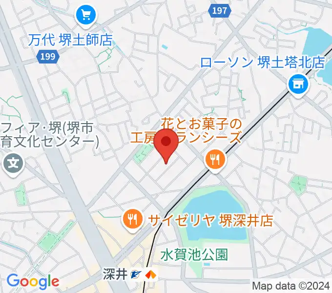 森楽器の地図