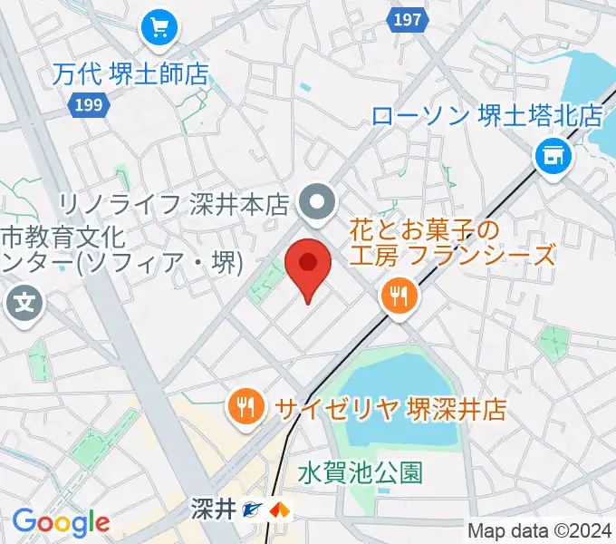 森楽器の地図