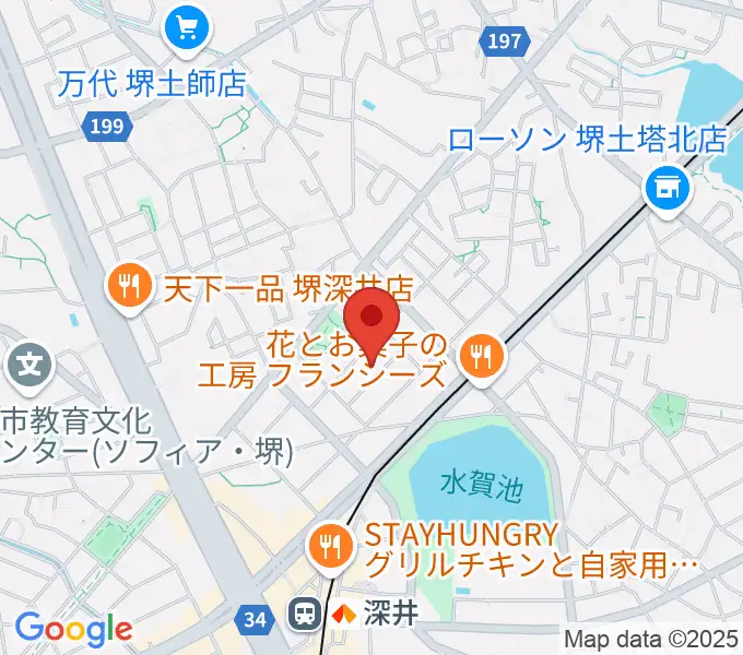森楽器の地図
