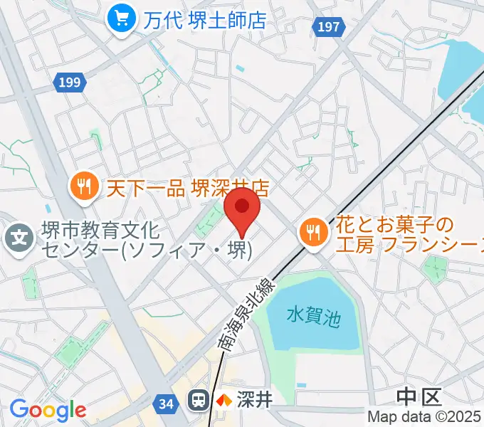 森楽器の地図