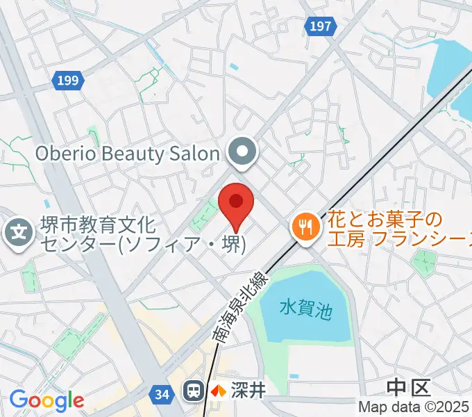 森楽器の地図