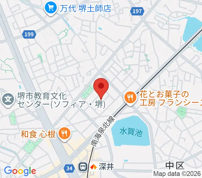 森楽器の地図