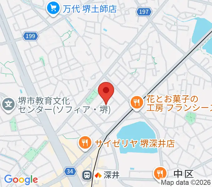 森楽器の地図