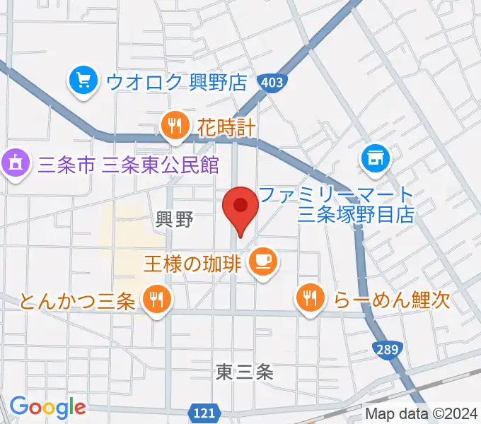 あぽろん三条店の地図