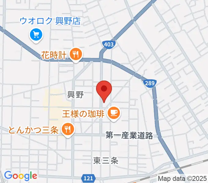あぽろん三条店の地図