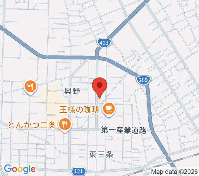 あぽろん三条店の地図