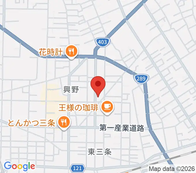 あぽろん三条店の地図