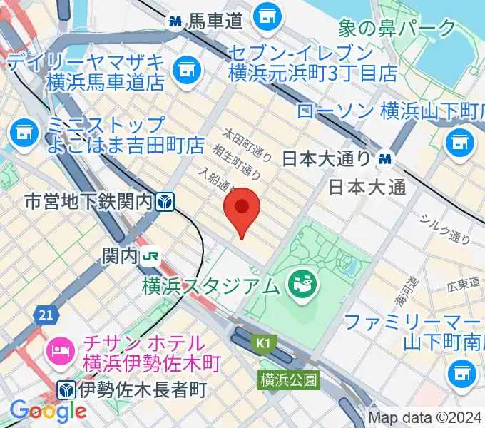 関内BarBarBarの地図