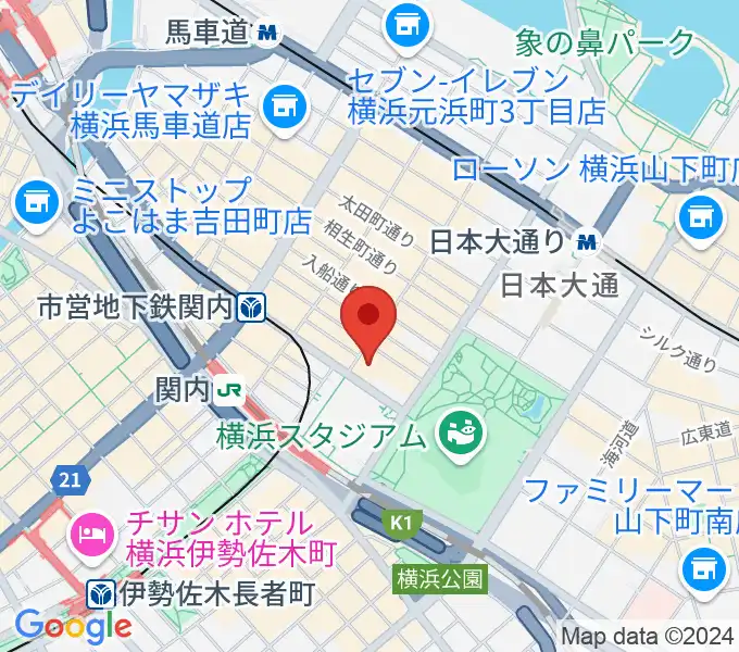 関内BarBarBarの地図