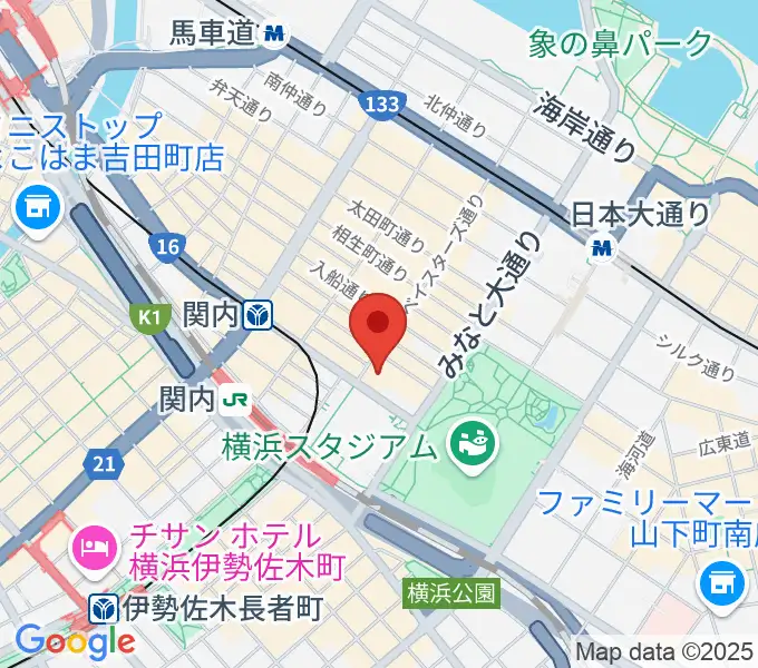 関内BarBarBarの地図