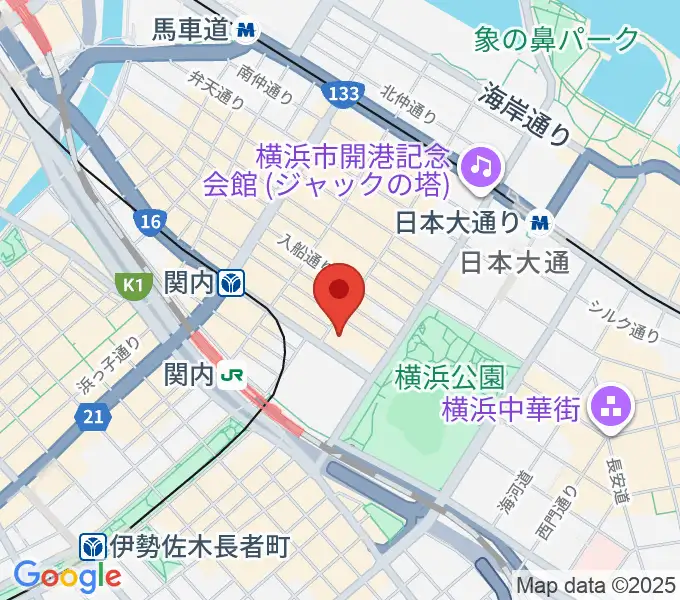 関内BarBarBarの地図