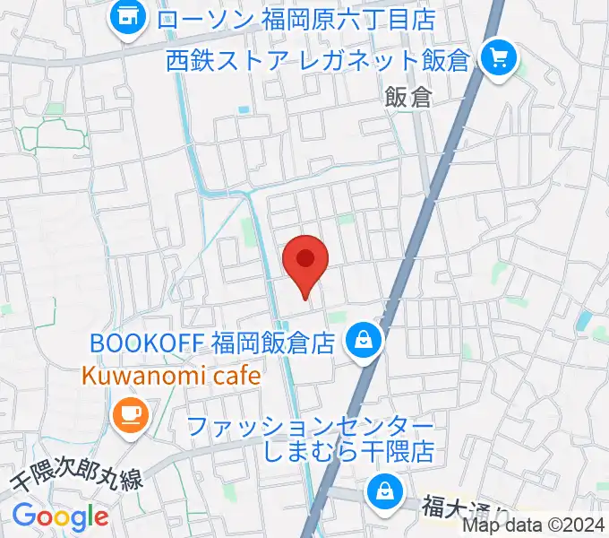 フジシマカスタムギターの地図