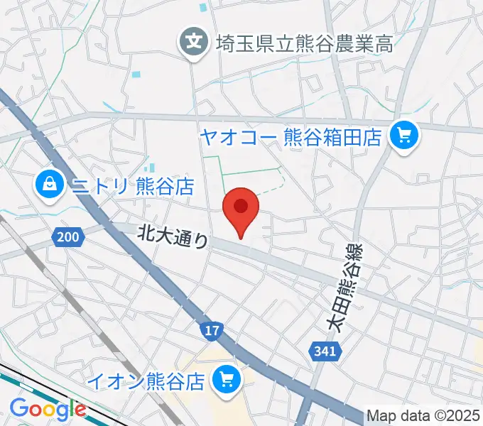 フジクラ楽器の地図