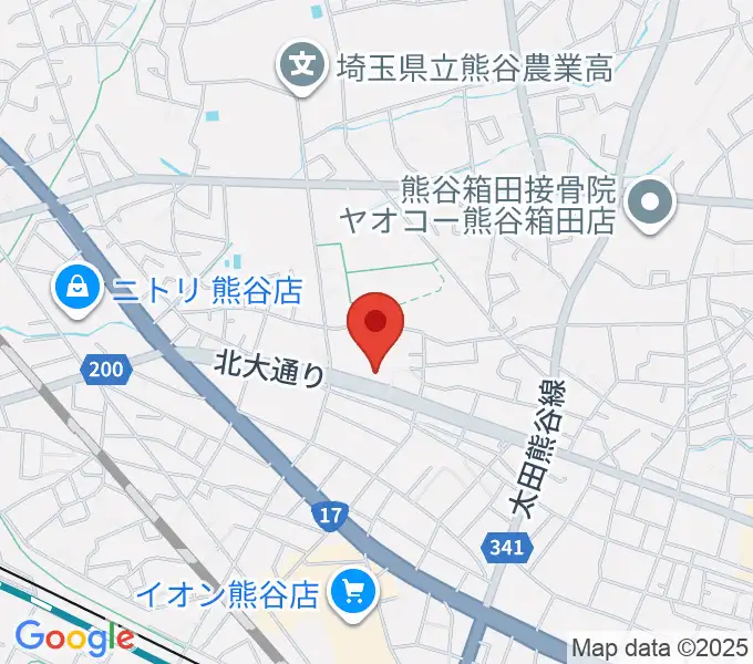フジクラ楽器の地図