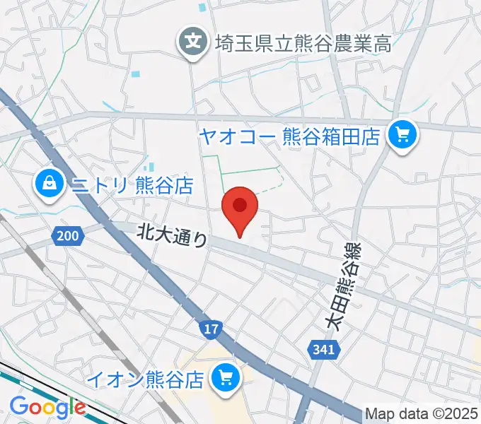 フジクラ楽器の地図