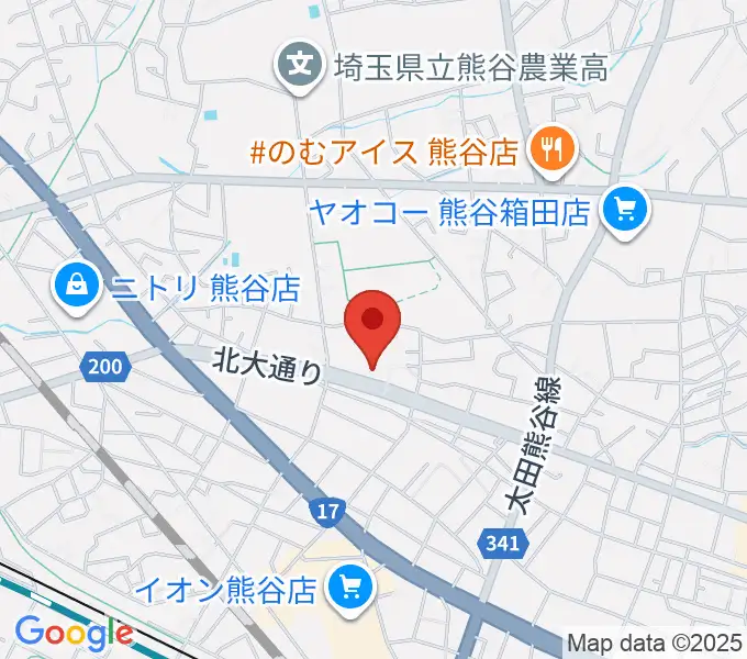 フジクラ楽器の地図