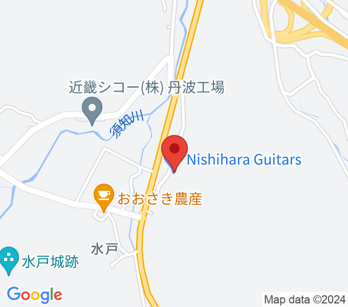 Nishihara Guitarsの場所