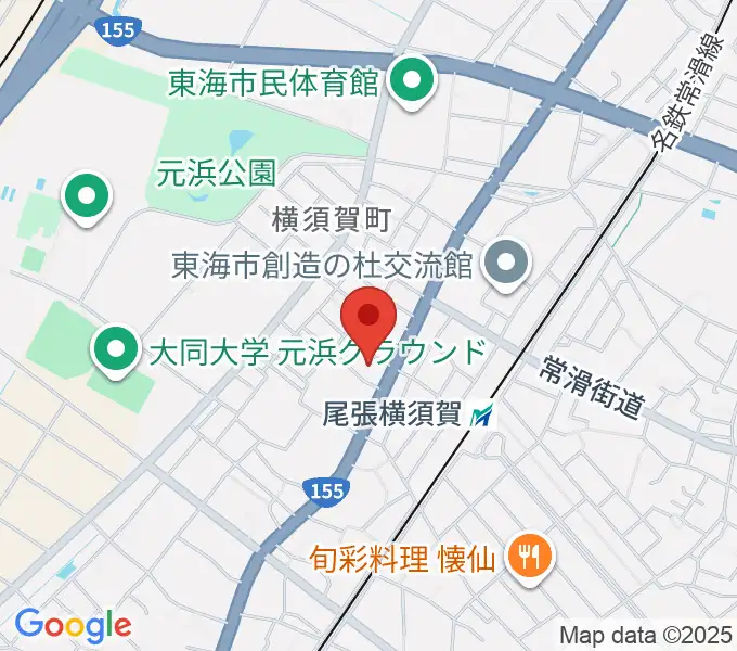 カワベフルート工房の地図