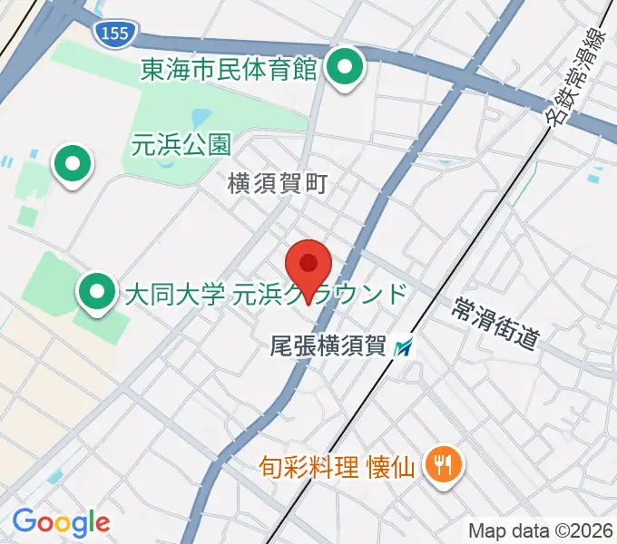 カワベフルート工房の地図