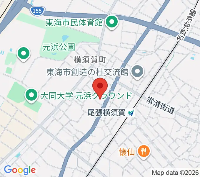 カワベフルート工房の地図