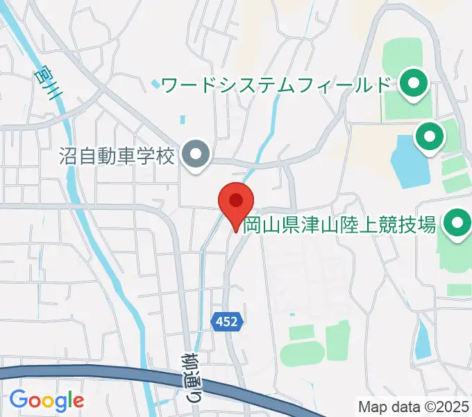 秋久弦楽器工房の地図