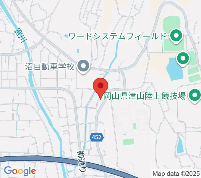 秋久弦楽器工房の地図