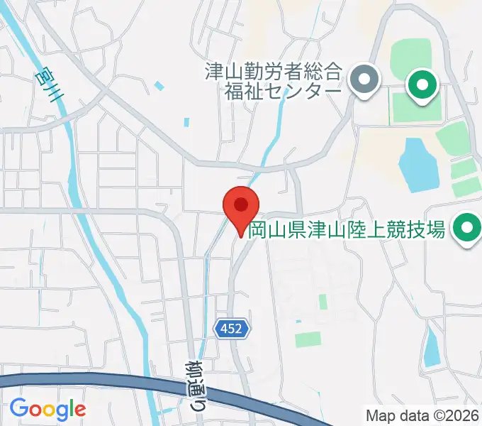 秋久弦楽器工房の地図