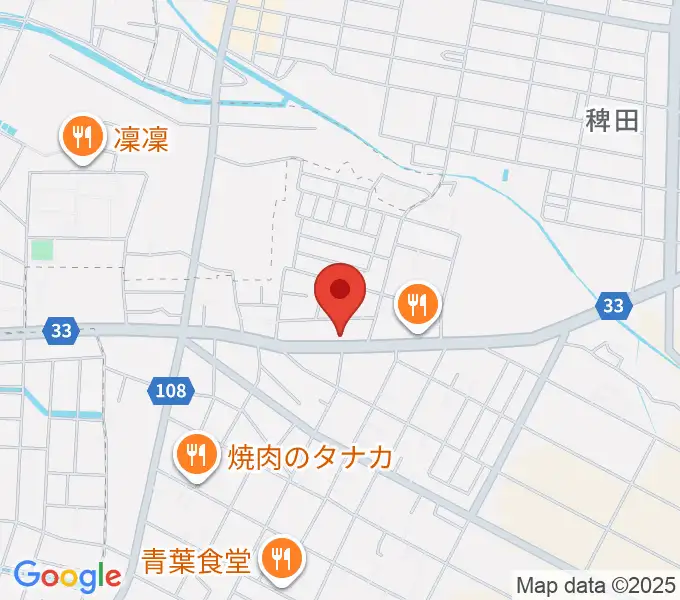 ピアノ工房グローミュージックの地図