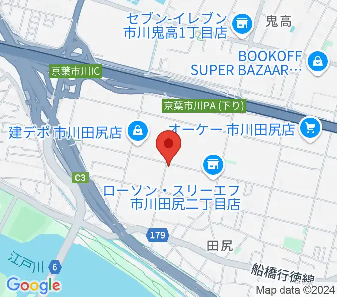 アートスペースバサックの地図