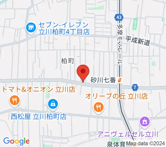 STUDIO YHの地図