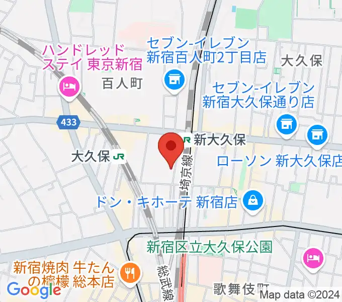 レイクハウス ミュージックスクールの地図