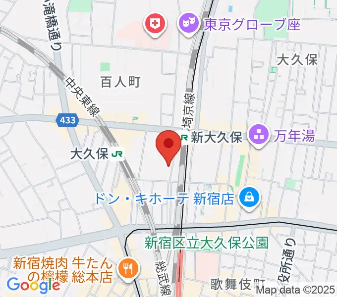 レイクハウス ミュージックスクールの地図