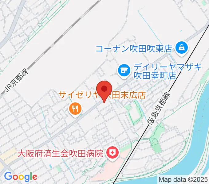 うたまくらピアノ工房の地図