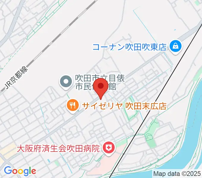 うたまくらピアノ工房の地図
