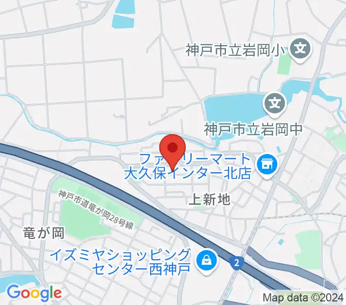 ギター工房オデッセイの地図