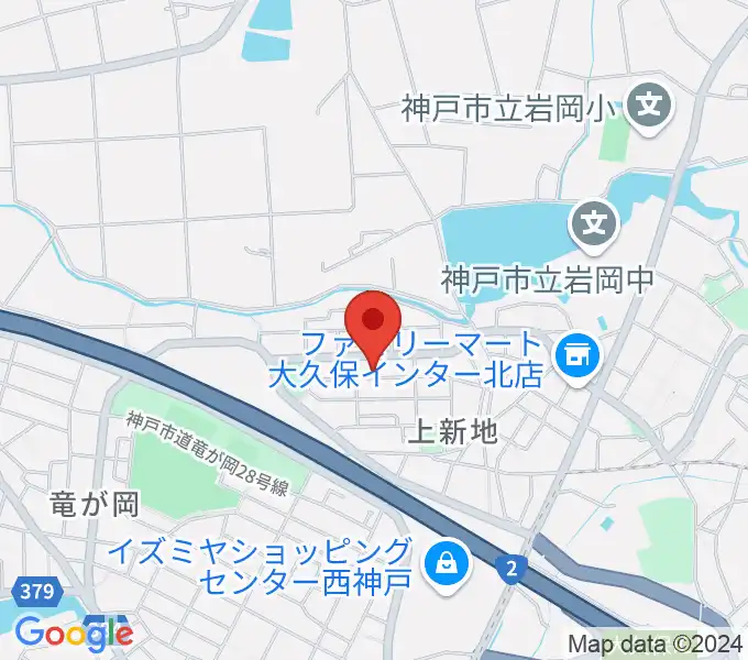 ギター工房オデッセイの地図